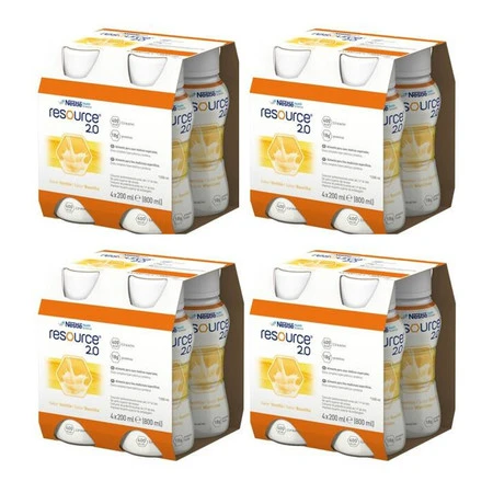 Zestaw 4x RESOURCE 2.0 smak wanilia 4 x 200ml