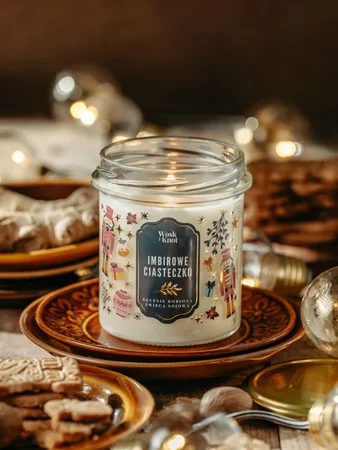 Woskiknot świeca sojowa Imbirowe Ciasteczko 300ml
