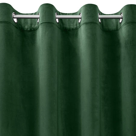 ZASŁONA GOTOWA DARLA 140 X 250 CM CIEMNOZIELONY