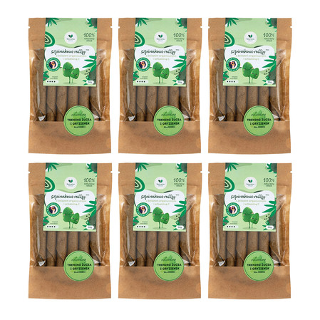 Zestaw 6x Naturalnie Zdrowi Szpinakowe rollsy z żelazem i witaminą C 50 g