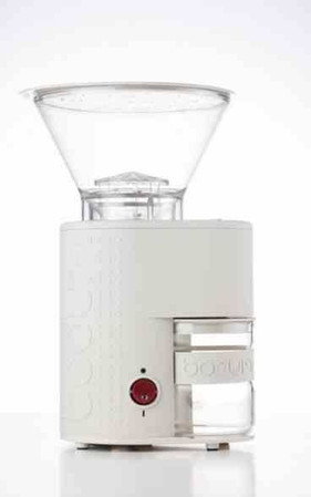 BODUM - Młynek elektryczny do kawy, biały, Bistro