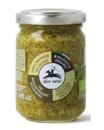 Alce Nero − Pesto Genovese, sos bazyliowy Bio − 130 g