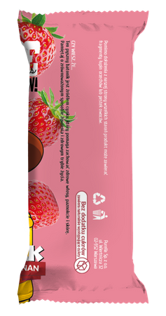 BeRAW Kids Baton owocowy Truskawka i Banan - 25g baton dla dzieci