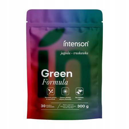Intenson Green Formula Jagoda-Truskawka 300g