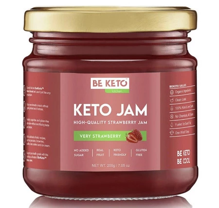 Keto Dżem Bardzo Truskawkowy 200g