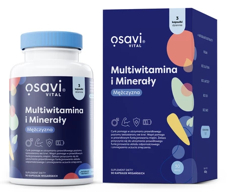 Osavi Multiwitamina i Minerały Mężczyzna 90 kaps.