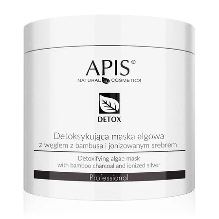 Detox Algae Mask detoksykująca maska algowa z węglem z bambusa i jonizowanym srebrem 200g