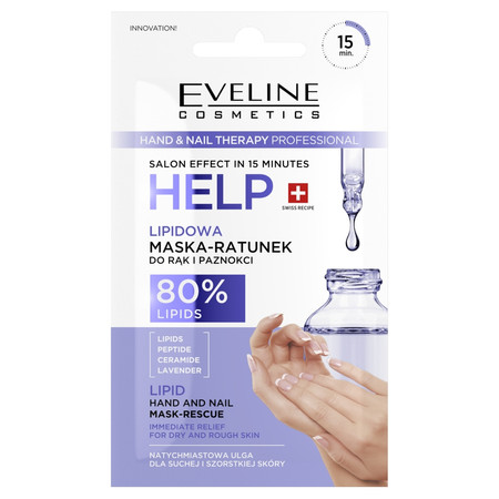 Hand &amp; Nail Therapy Professional lipidowa maska-ratunek do rąk i paznokci 7ml