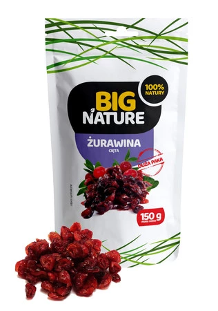 Big Nature Żurawina suszona Cięta 150 g