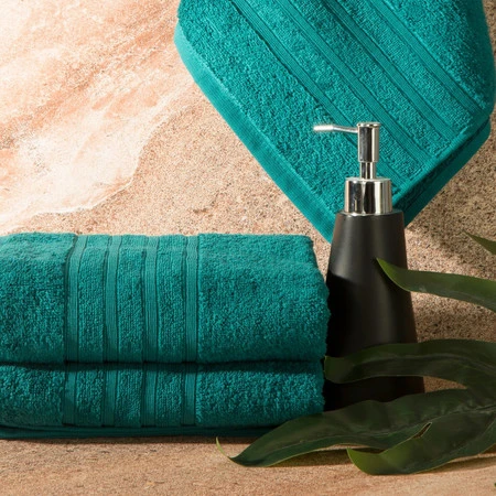 Ręcznik Lavin (04), 50 x 90 cm, Turkusowy