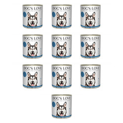 Zestaw 10x DOG'S LOVE Fisch - ryby z amarantusem, marchewką i mniszkiem lekarskim (800g)