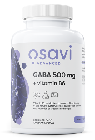 Osavi GABA 500mg + Vitamin B6 - 120 kaps.