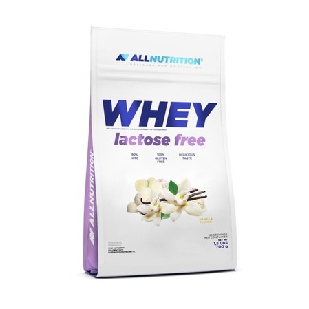 ALLNUTRITION WHEY Lactose free odżywka białkowa koncentrat 700g smak wanilia