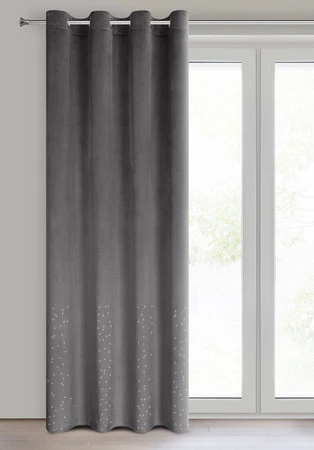 ZASŁONA GOTOWA ARIADNA 140 X 250 CM GRAFITOWY