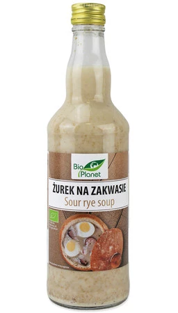BIO PLANET ŻUREK NA ZAKWASIE NIEPASTERYZOWANY BIO 500 ml