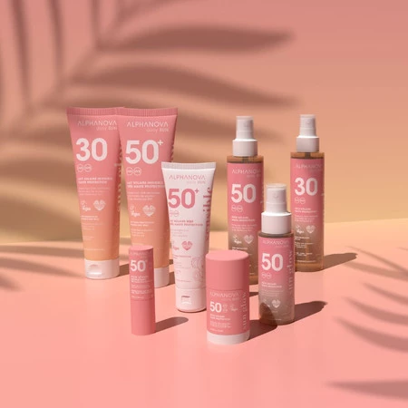 Alphanova, Daily Sun - Sun Glow, pomadka do ust z filtrem SPF50+, 4g