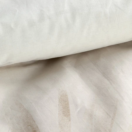 KOMPLET POŚCIELI BAWEŁNIANEJ NESSA 140 X 200 CM BIAŁY