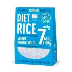 DIET-FOOD Makaron Konjac Shirataki Rice bezglutenowy Bio 385g (300g)