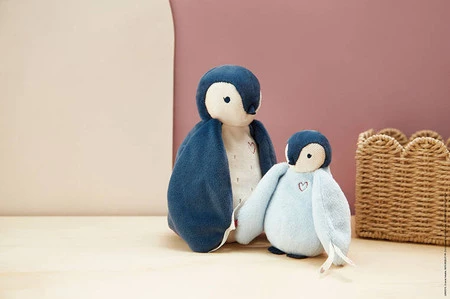 Kaloo Zestaw dwóch przytulanek Pingwinki 25 cm i 15 cm w pudełku kolekcja Complices