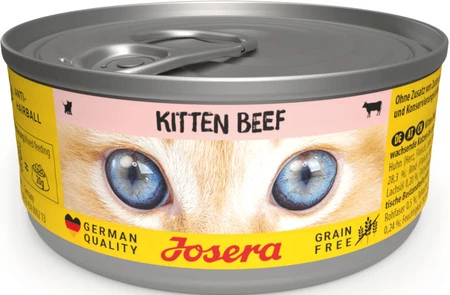 JOSERA Cat Wet Kitten Beef Wołowina puszka 85g