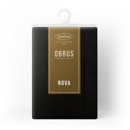 OBRUS STELLA 2 145 X 300 CM CZARNY