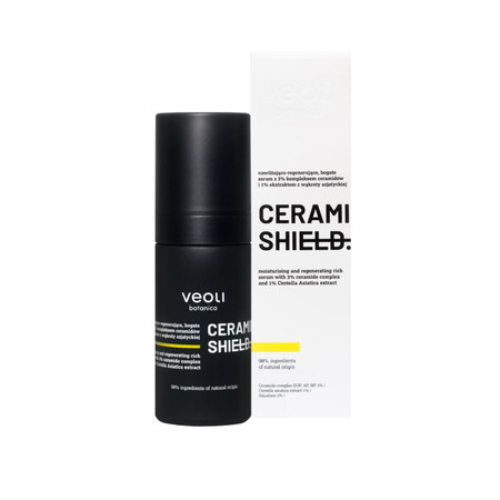 Ceramide Shield nawilżająco-regenerujące bogate serum z 3% kompleksem ceramidów i 1% ekstraktem z wąkroty azjatyckiej 30ml
