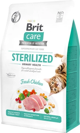 BRIT CARE Cat GF STERILIZED Urinary Health 2kg