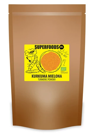 Bio Planet − Superfoods, kurkuma mielona BIO − 500 g