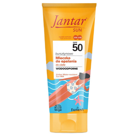 FARMONA Jantar Sun Bursztynowe Mleczko do opalania do ciała SPF50 200ml