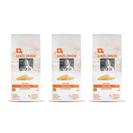 Zestaw: 3x Makaron penne rigate z pszenicy durum BIO 500 g
