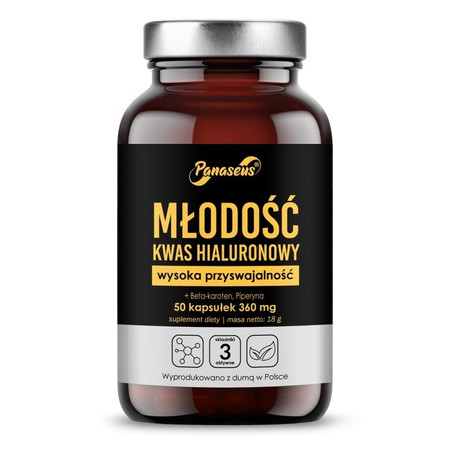 Panaseus Młodość Kwas Hialuronowy 50 k