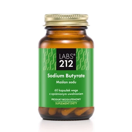 Labs212 Sodium Butyrate - Maślan sodu 60 kaps.