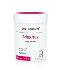 Mito-pharma Dr. Enzmann Magnez MSE 300 mg wsparcie kondycji organizmu 60 kaps.