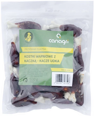 CANAGRI PET Kacze udka Kostki wapniowe z Kaczką 500g