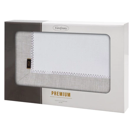 OBRUS EMMA 145 X 280 CM BIAŁY