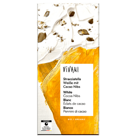 Czekolada biała stracciatella BIO 80 g