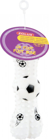 ZOLUX Kość Piłka Nożna Foot Bone zabawka winylowa 15cm