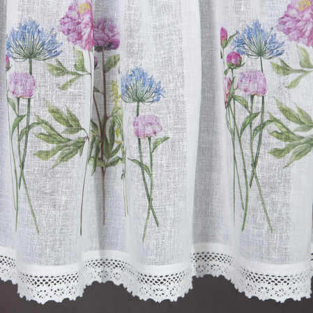 FIRANA GOTOWA LAURA 150 X 30 CM BIAŁY