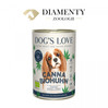 Zestaw 10x DOG'S LOVE Canna Canis Bio Chicken - ekologiczny kurczak z konopiami, gryką i olejem konopnym (400g)