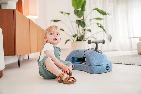 SCOOTANDRIDE My First Ewolucyjny jeździk pchacz 3w1 6 m+ Steel