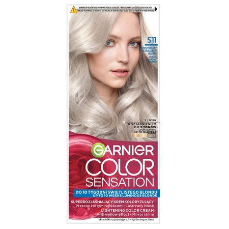 Color Sensation Cream Super Lightening superrozjaśniający krem koloryzujący S11 Przydymiony Ultrajasny Blond