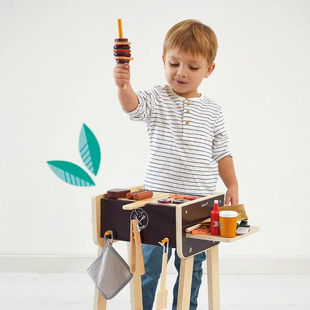 Janod Grill drewniany z akcesoriami 3+