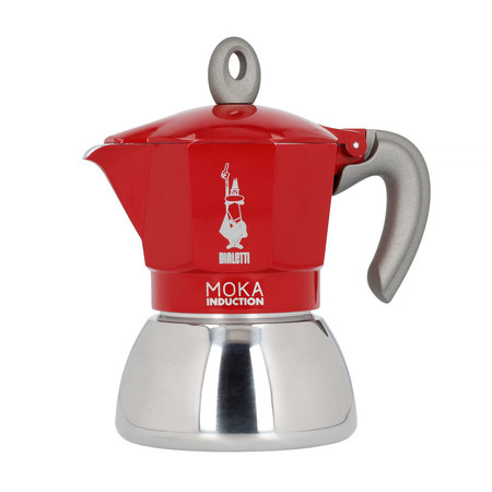 Bialetti New Moka Induction kawiarka 4tz Czerwona