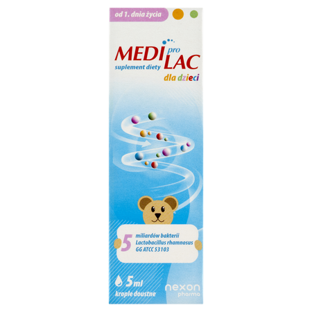 Nexon Mediprolac Dla Dzieci Krople Doustne - probbiotyk 5ml