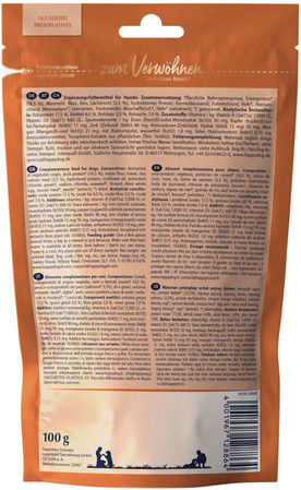 HAPPY DOG Soft Snack Toscana Kaczka Łosoś 100g