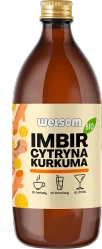 Welsom Sok Imbir Cytryna Kurkuma BIO 500ml