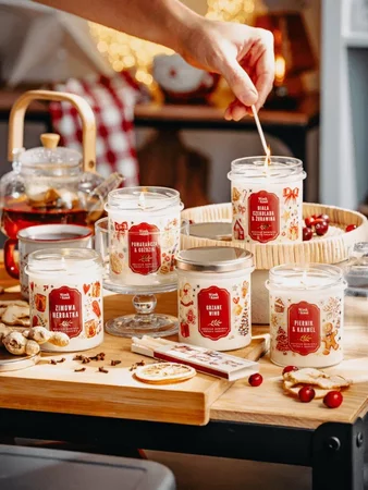 Woskiknot świeca sojowa Grzane Wino 300ml