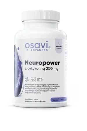 Osavi Neuropower z Cytykoliną - 250mg - 60 kaps. vegan