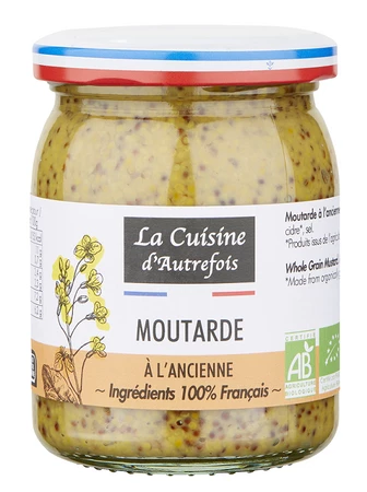 LA CUISINE D AUTREFOIS MUSZTARDA STAROFRANCUSKA L'ANCIENNE BIO 210 g