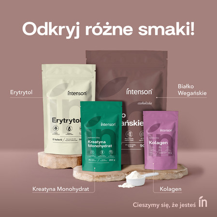 Intenson Białko Wegańskie 300g smak czekolada